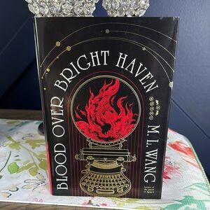 Blood Over Bright Haven by - Black and Red Cover